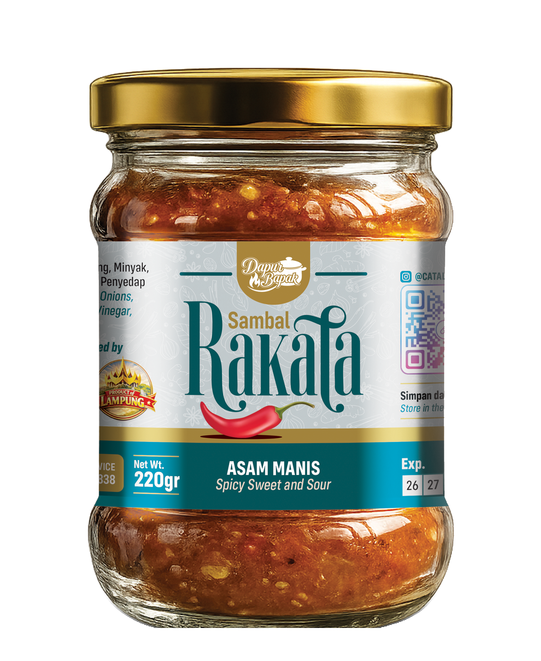 Sambal Rakata Original Asam Manis