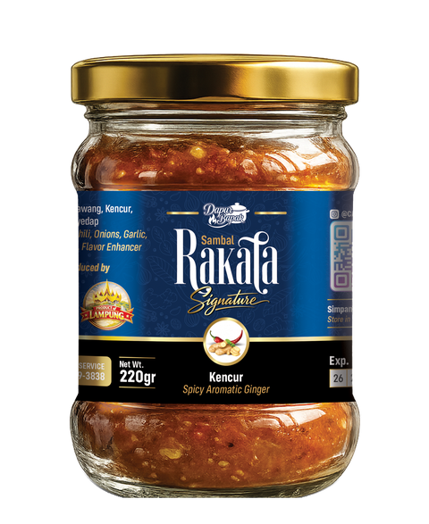Botol Sambal Rakata Signature Kencur 220 gram