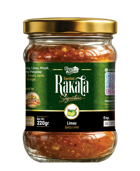 Botol Sambal Rakata Signature Limau 220 gram