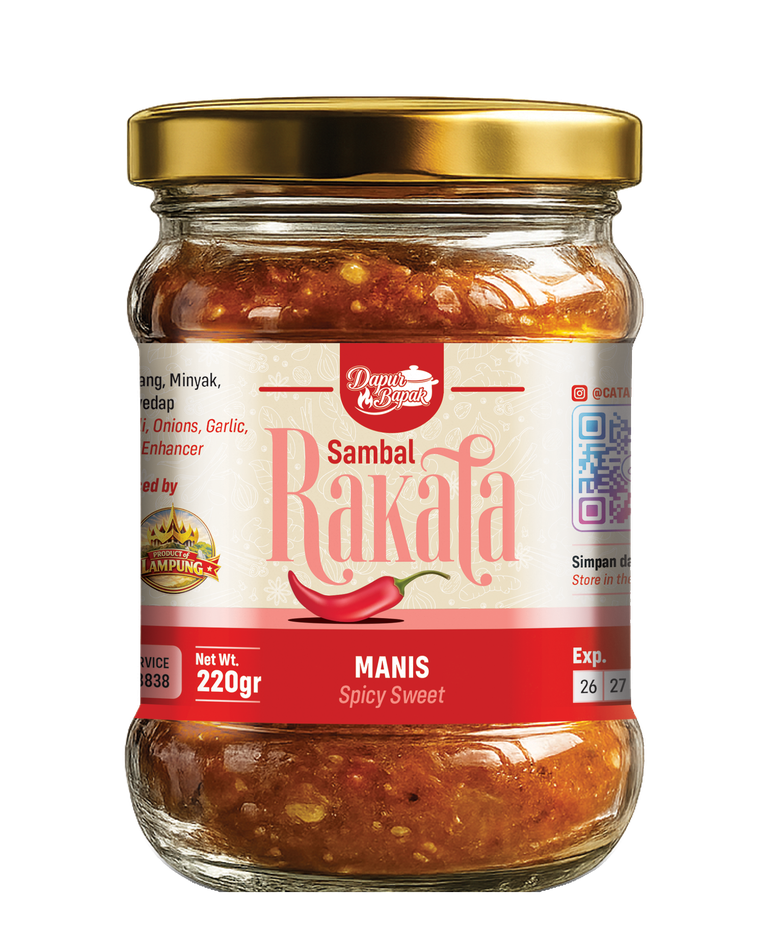 Botol Sambal Rakata Original Manis 220 gram